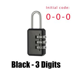 Zinc Alloy 3 Digits Padlock Combination Padlock Digit Code Lock Password Padlock for Suitcase