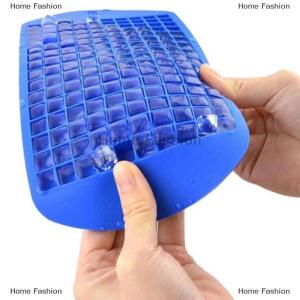 [COD] Home Fashion Ice Maker Mold 160 Grids Mini Small Ice Cube Tray Frozen Cubes Trays Silicone