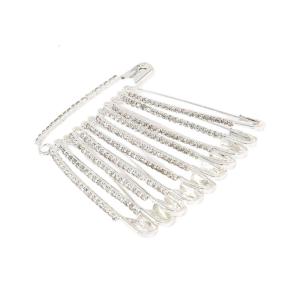 11 miếng kim loại mạnh mẽ quần Fastener cho hàng ngày đi lại hoạt động ngoài trời và phụ kiện khăn quàng