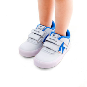HIPZI Sepatu Sneaker Anak Sekolah Tk Sd Paud Perempuan Laki Laki Anti Selip Ringan & Nyaman HNBN Putih Biru