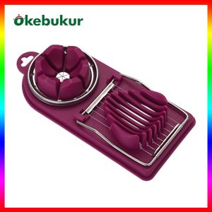 เครื่องตัดไข่ต้ม คละสี ที่ตัดแบ่งไข่ต้ม สำหรับเสริฟ หรือ ตกแต่งจาน tool for cutting eggs รุ่น IK56 #ร้านมาร์ยอง
