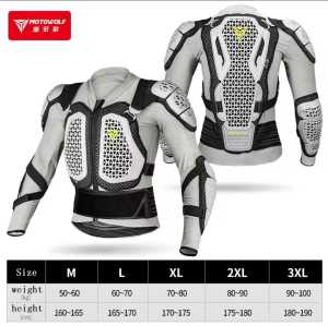 Motowolf PG1 Jaket Motor Full Body Protector - Body Armor Protective Gear