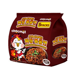 Chocmet KOREAN Jjajang Ramen Noodles Jjajangmyeon Instant Noodles Ramen Dry Instant Noodles
