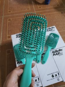 Lược Bán Nguyệt Gỡ Rối Tạo Độ Phồng Tóc Bản Lớn
