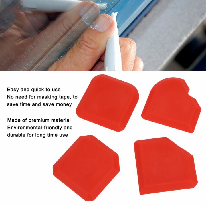 4 Pieces Silicone Sealant Remover Sealant Tool Caulking Tool Kit for ...