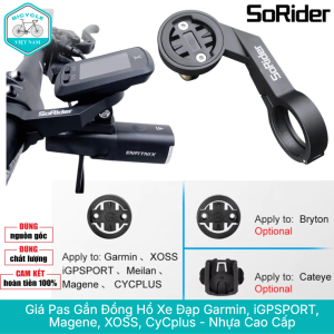 Giá Pas Gắn Đồng Hồ Xe Đạp Garmin iGPSPORT Magene XOSS CyCplus – SoRider Nhựa Siêu Bền Nhẹ