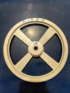 Pully A1 x 8 inch Alumunium Poli polli puli Allumunium all A1 8" A1x8" A1x8 A 1x8" 1x8 A 1 x 8" Pulley As Buntu lobang lubang