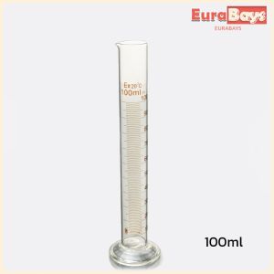 E.B. Glass Measuring Cylinder 5ml/10ml/25ml/50ml/100ml Laboratory Measure Tube