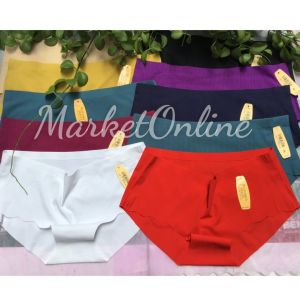 5 Quần Sịp Lót Nữ Cao Cấp Su Đúc Lưng Cao 55kg Đến 65kg Không Đường May Mềm Mịn Mát MarketOnline 1905