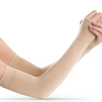 Găng Tay Chống Nắng Hàn Quốc Xỏ Ngón Lets Slim Dày Dặn Ngăn Tia UV. Co giãn tốt cho cả nam nữ đều dùng được.