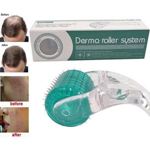 192 kim thật DRS Derma roller con lăn kim siêu nhỏ chăm sóc da mặt chống nhăn điều trị rụng tóc phục hồi mọc lại mọc râu bán chạy