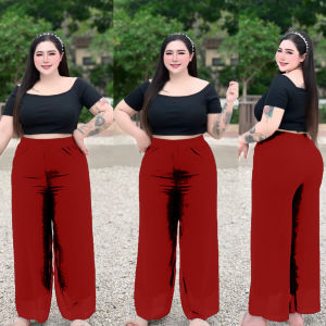 A23กางเกงขายาวผ้าชีฟอง-รุ่นผ้านิ่มลื่นสาวไซส์มินิจนถึงสาวอวบใส่ได้**ใส่ทำงานได้มีซับใน**