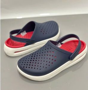 Giày sục crocs chuẩn xịn chống hôi chân nhựa tế bào êm mềm bền đi mưa lội nước đi biển literide inmotion clog màu xanh Navy