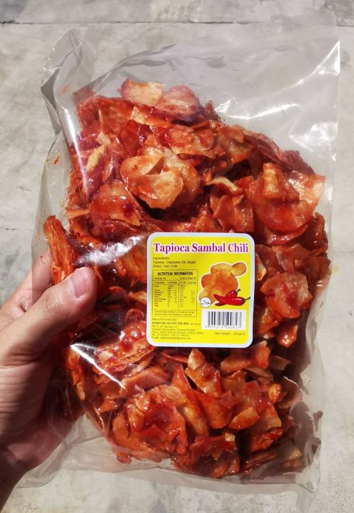 Kerepek%20Ubi%20Pedas%20Basah%20200g%20/%20Tapioca%20Chips%20Flavour%20Syrup%20Sambal%20Chili%20200g%20-SIGNATURE%20DELIGHT%20-%20Image%203