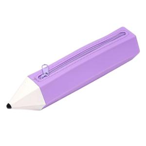 Silicone Pencil Case Pencil Shape Pencil Box Soft Pen Bag School Office Supplies For Students Spacious Storage