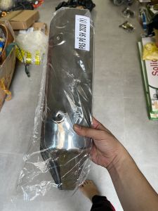 Ốp pô/ Che pô/ Vĩ pô SH Ý Inox gắn xe SH 2020 đến 2024 . Dòng 125i 150i và 160i
