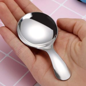 Polocat 304 Stainless Steel Mini Spoon Ice Cream Sugar Salt Spice Short Handle Kitchen Tools