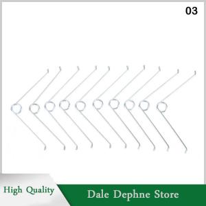 [Dale Dephne] 10 chiếc kéo cắt cành trái cây lò xo nén bằng thép không gỉ dụng cụ phụ kiện Kéo làm vườn lò xo hình chữ V tròn