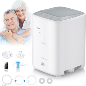 【Local Shipping】Oxygen Machine For Home Use/Stylish Oxygen Concentrator With Touch Button/Oxygen And Nebulizing 2 In 1