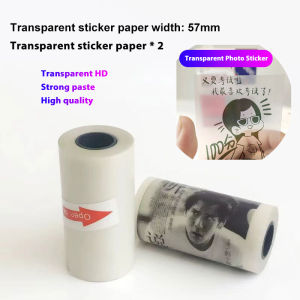 57mm Wide Printer Paper Portable Mini Printer Printing Paper Sticker Paper Label Paper Typo Color Printing Paper Supermarket takeaway receipt paper