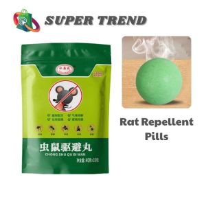 Powerful Rat Repellent Pills – Ubat Tikus Paling Berkesan Repels Rats Cockroaches & Ants 2-Year Protection VDC