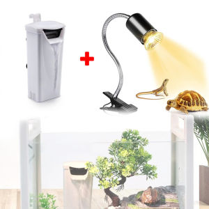 【ชุดไฟUVA/UVB+ร้องน้ำ】หลอดไฟให้รังสี หลอดไฟเลี้ยงเต่า กรองน้ำเต่า เต่าน้ำ เต่าปก เต่าญี่ปุ่น