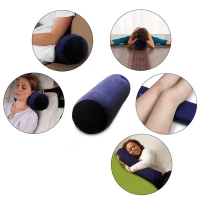 Bantal Guling Angin Portable Travel Inflatable Pillow PVC