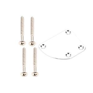 4 lỗ Cổ Đàn ghi ta tấm với vít cổ Doanh trở lại tấm gắn thay thế cổ Doanh trở lại tấm gắn