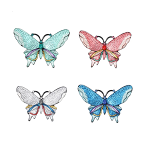 Elegant Crystals Butterfly Brooch Enamel Pin for Wedding Guest Outfits Evening Gowns and Special Event Accessories