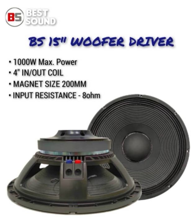 ( READY STOCK )BS 15 INCH BS15X800 Woofer Speaker Driver Precision ...