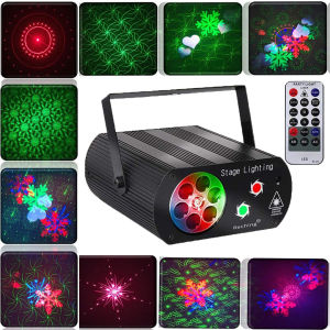 Đèn Laser Sân Khấu Vũ Trường Quán Karaoke Bar Pub... 6 Mắt kết hợp ánh sáng Laze nhiều hình ảnh