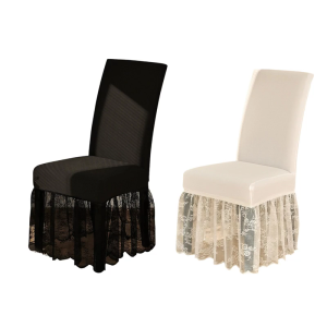 DurabilityChair Covers With Skirt Suitable For Dining Chairs And Party Use Stains Spill Protections Home Decors&Festival