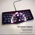 Pabile 38-Key P38 Programmable sub-40% Mechanical Keyboard Barebone QMK VIAL Split-Non-Split Ergonomic Alice. 