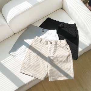 MANNER Quần Short Kaki Nam Ống Đứng Lưng Thun Co Giãn Mềm Mịn Thoáng Mát Trẻ Trung Thanh Lịch Thoải Mái Cao Cấp 3 Màu Dễ