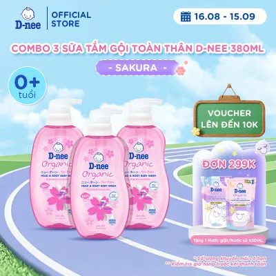 Combo 3 Tắm gội toàn thân em bé (