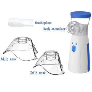 Newly upgraded ultra-quiet Handheld Portable Autoclean Inhale Nebulizer Mesh Atomizer Silent Inhaler Nebuliser Inhalator for Adult Kids Nebulizador Portati