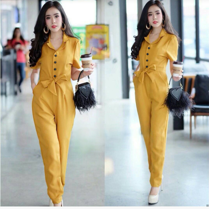 SHOPHAHOLICA88 456 Js Miss gl jumpsuit wanita panjang baju