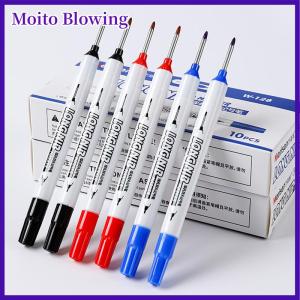 Moito ปากกามาร์กเกอร์สองแฉก20มม. ปากกามาร์กเกอร์แบบเจาะรูลึกทำจากโลหะสำหรับห้องน้ำและงานไม้