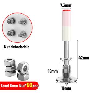 GIFT Mini M8 Thread Integrated Nail Cannon Nail Gun Nail Thread Nail Expansion Cannon Nail Screw Shooting Nail Mounting Lamp Detachable Nail
