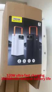CCC 120W  1mAh Full Capacity Super Fast Charging  Type C PD QC 3.0  Pack  LED camping light for  Android