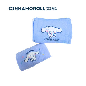 Ready Stock Sanrio Cinnamoroll & Melody Towel 2in1 🌈 Fast Dry Microfibre Polyester  Soft & Absorben
