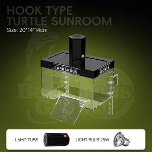 Luxury Turtle Sun Villa Turtle Tank Hanging Turtle Platform with Sunlight bath lamp Turtle Tank Accessories