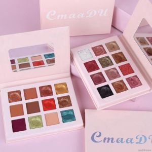 100% Ori CMAADU Eyeshadow 12 WARNA Eyeshadow Shimmer Palet Eye shadow