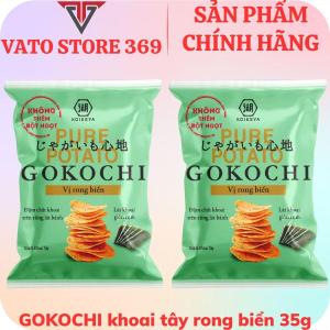 Bánh snack khoai tây GOKOCHI vị rong biển gói 24g