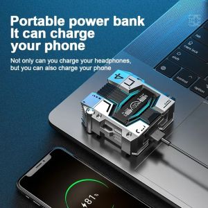 💖Bản gốc + Miễn phí vận chuyển + cá tuyết💖2023 M25/M45 Tai nghe bluetooth không dây TWS Mecha Tai nghe chơi game độ trễ thấp in-ear giảm tiếng ồn Tai nghe điều khiển bằng cảm ứng Earbud