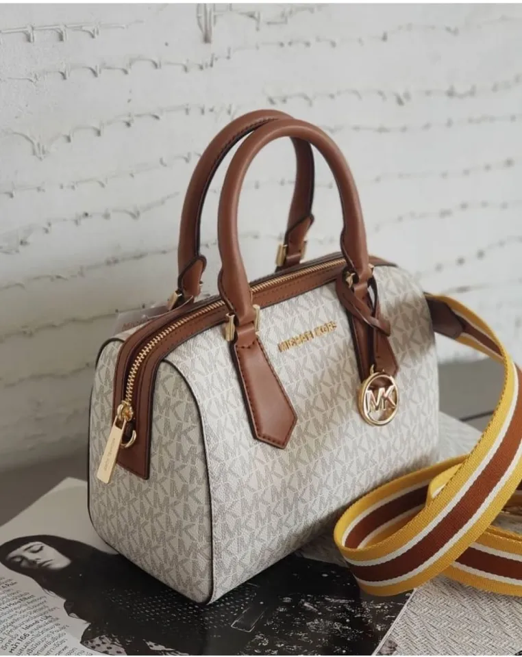 Michael kors vanilla duffle bag sale