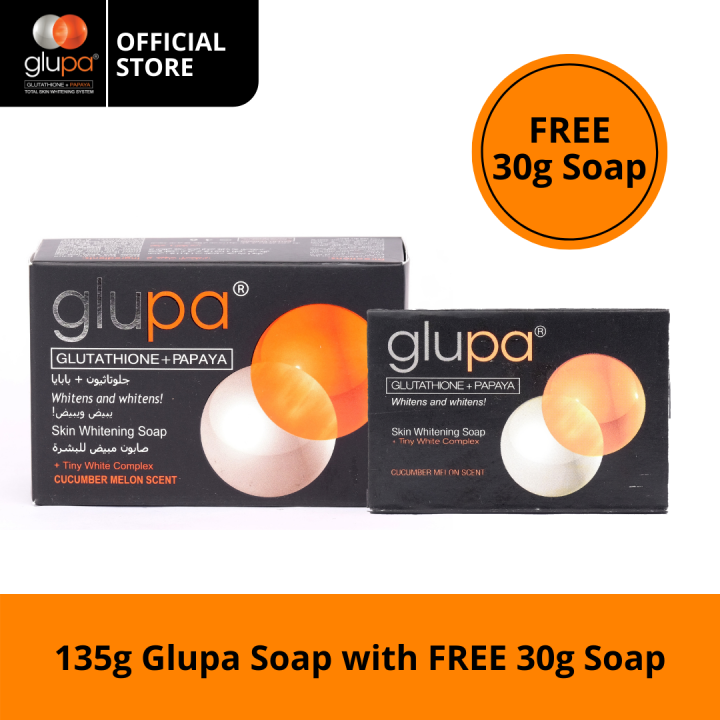 Glupa Soap 135g with FREE 30g Soap Lazada PH