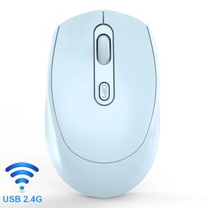 USB Wireless mouse Bluetooth and 2.4G Adjustable Receiver Optical Computer Mouse Re-chargable battery Ergonomic Mice compatible For Laptop PC Bluetooth Mouse