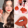 ลิปสติกMAC Locked Kiss Ink #62 #66 #91 #92 #99 ลิปmac พร้อมกล่องและถุงแบรนด์ แถมตัวอย่างน้ำหอม2ml. 