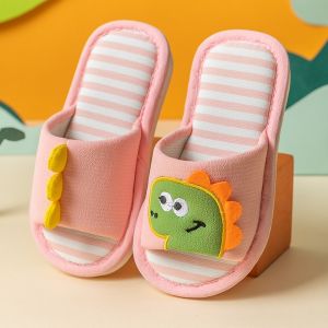 Paw Patrol Home Slippers Childrens Linen Slippers Indoor Anti-ski Thick Bottom Slippers